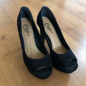 Candie’s Black High Heels